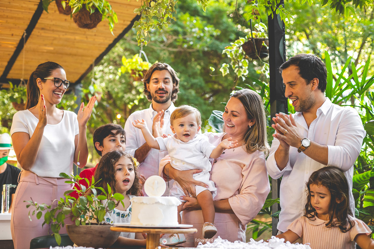 recepção de batizado ao ar livre
