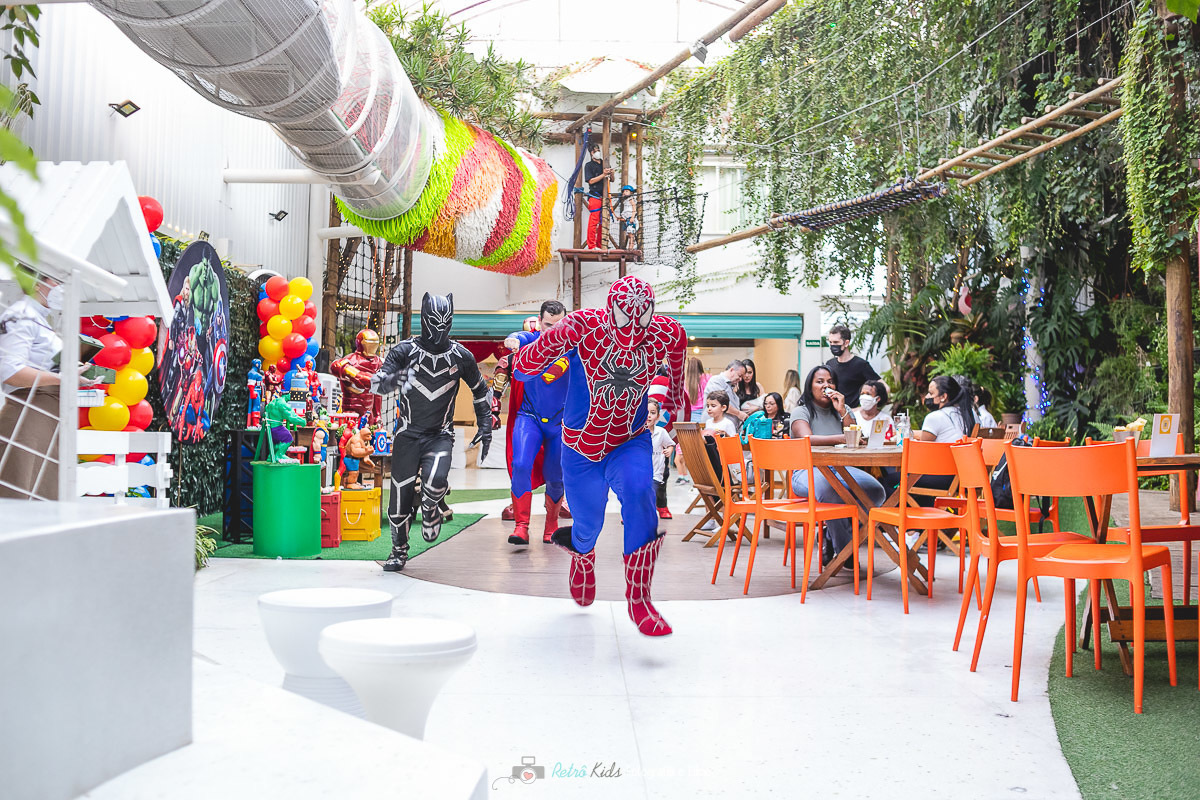 PERSONAGENS AVENGERS FESTA INFANTIL