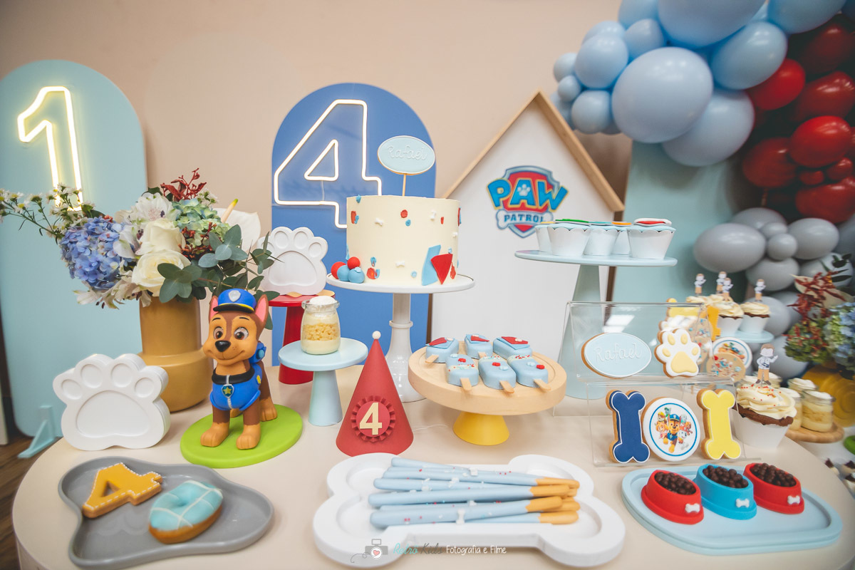 MESA FESTA INFANTIL PATRULHA CANINA