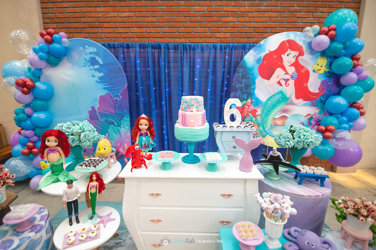 DOCES PERSONALIZADOS PEQUENA SEREIA