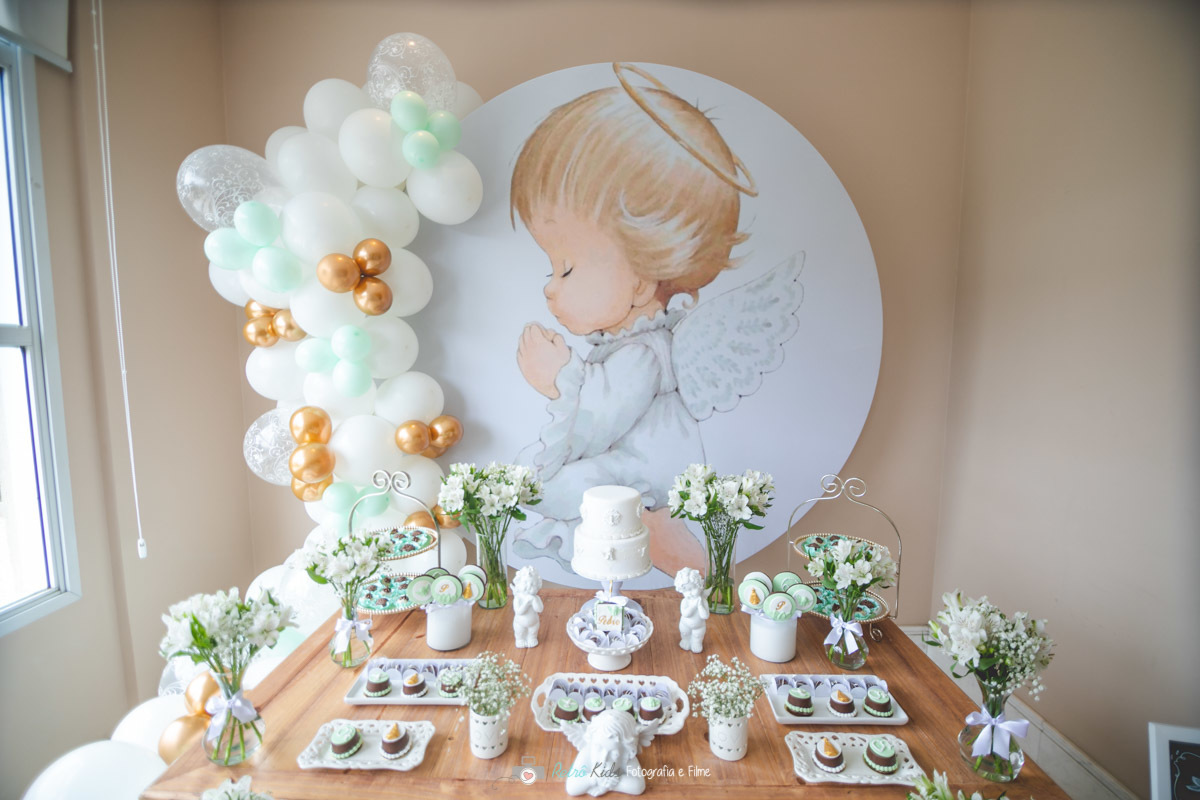 DECORAÇÃO PARA BATIZADO