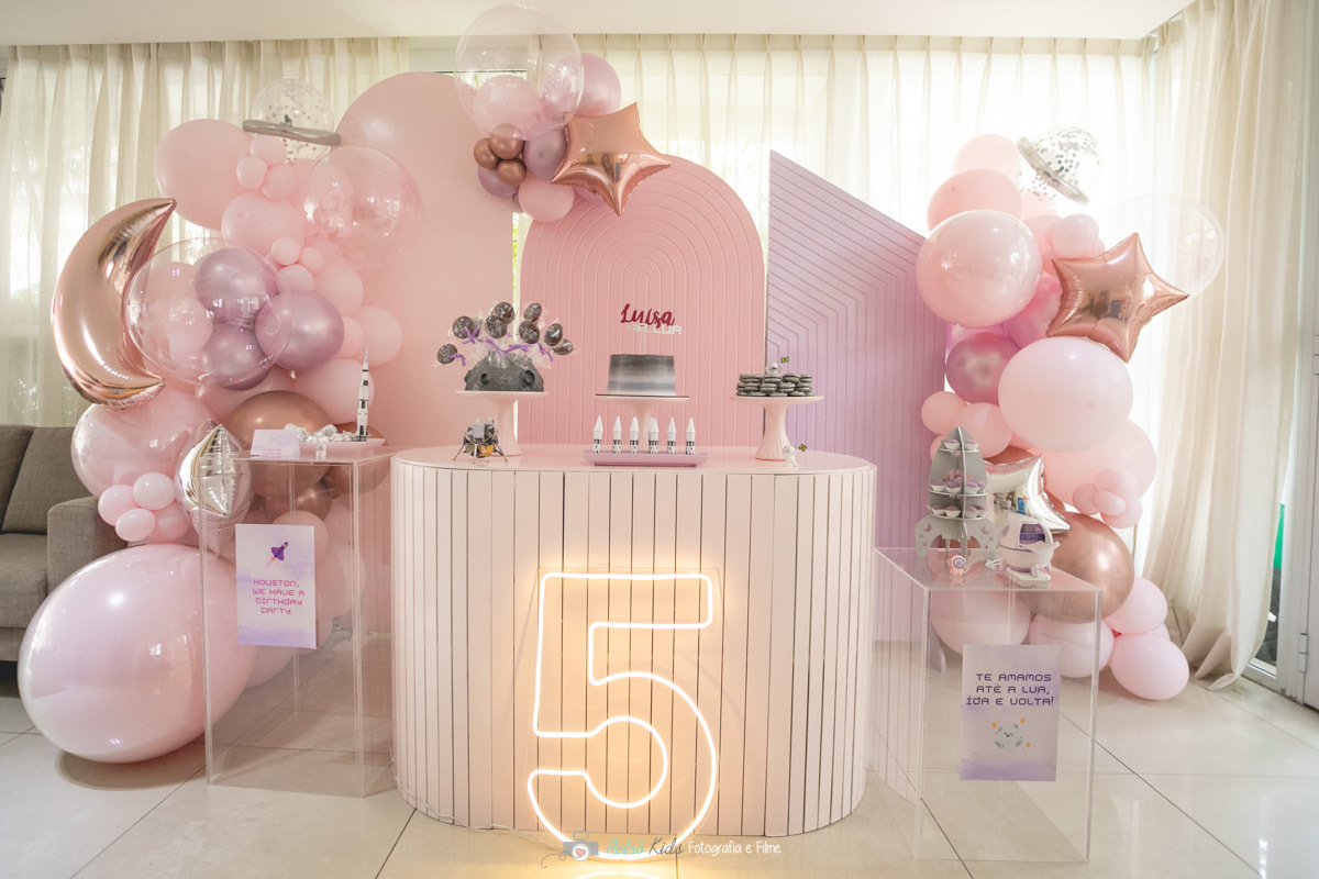 FESTA INFANTIL ASTRONAUTA MENINA
