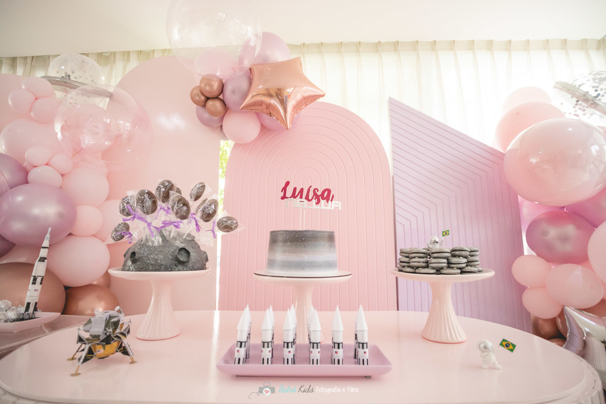 DECORAÇÃO FESTA INFANTIL EM CONDOMÍNIO TEMA ASTRONAUTA