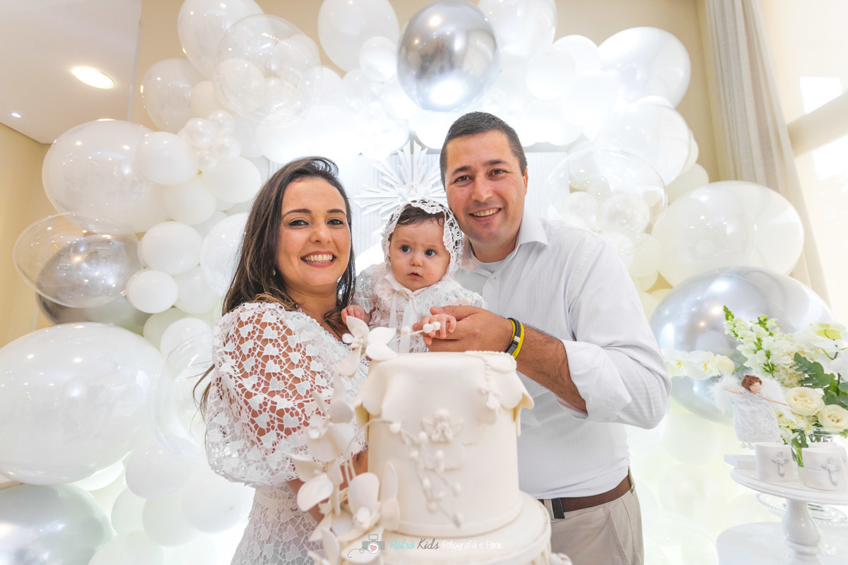 FOTOGRAFIA FAMÍLIA BATIZADO MENINA
