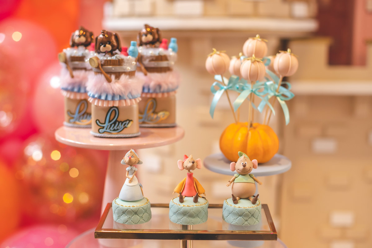 DECORAÇÃO CINDERELA FESTA INFANTIL