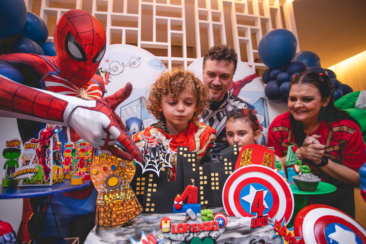 PARABENS FESTA INFANTIL DOS AVENGERS