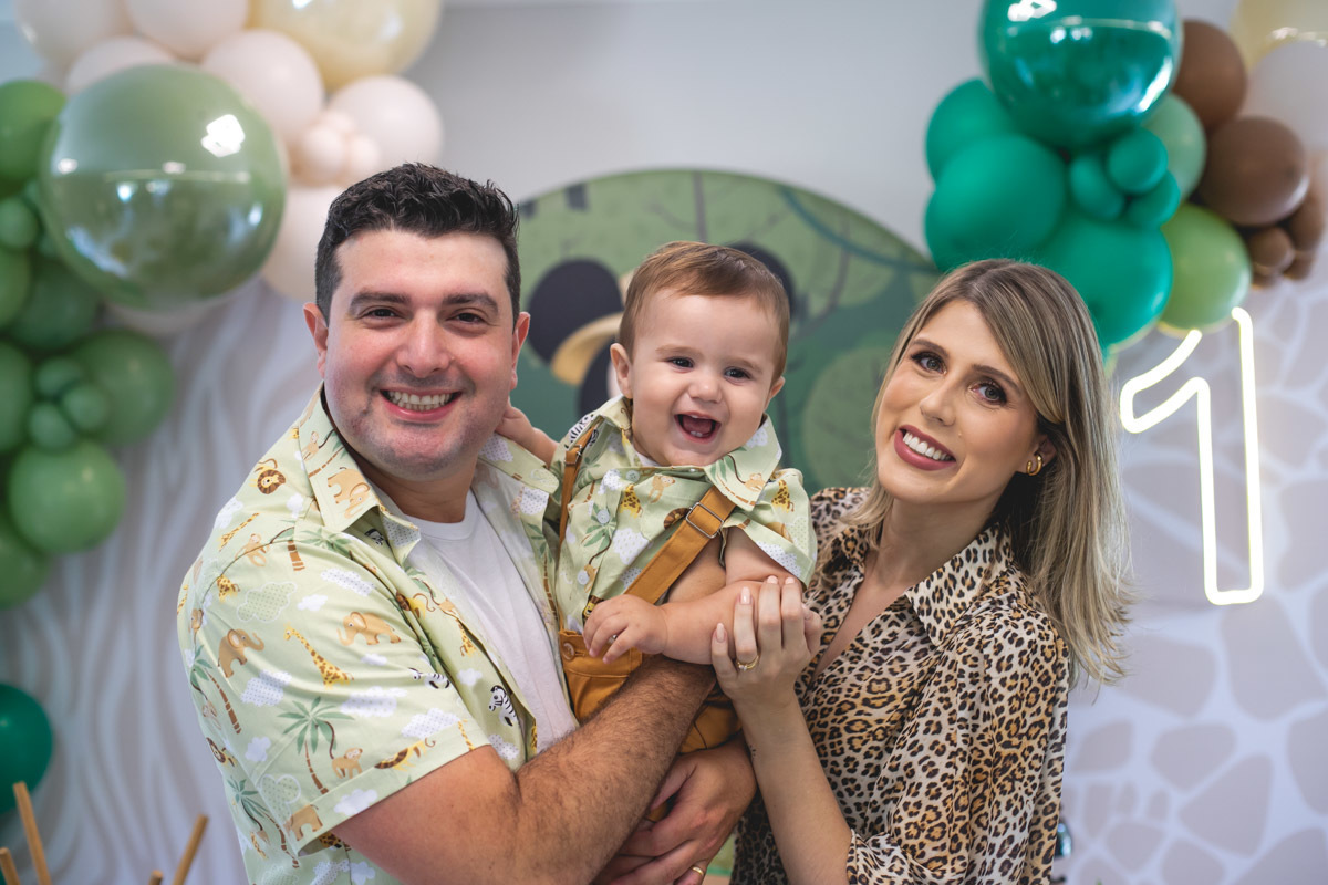 Fotografia festa 1 ano menino tema Mickey Safari