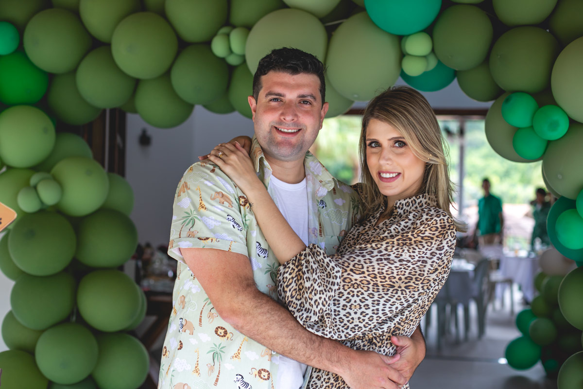 Arco de Balões entrada do Safari fotografia festa infantil