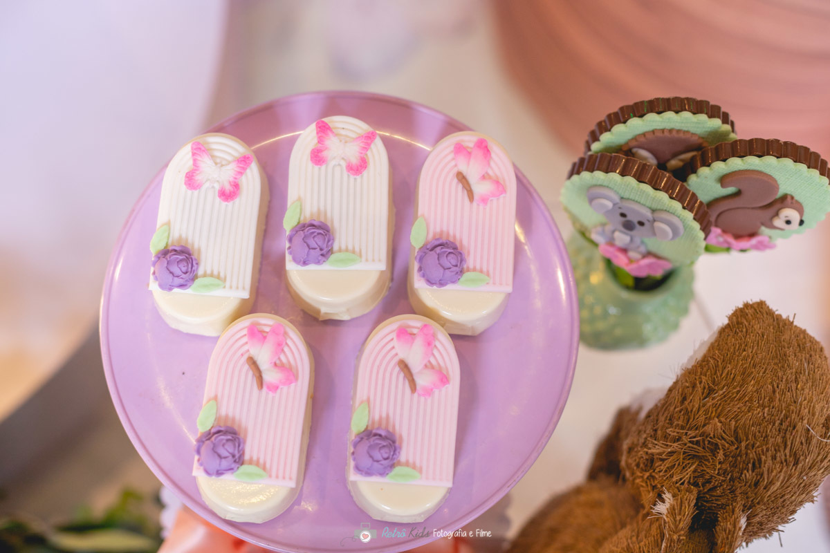 popsicle decorado tema woodland