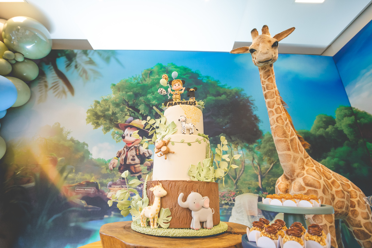 BOLO FESTA MICKEY SAFARI