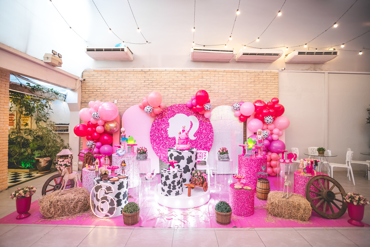 DECORAÇÃO BARBIE FESTA INFANTIL