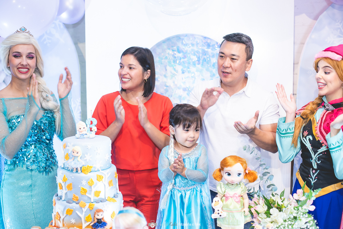 PARABENS FESTA INFANTIL DA FROZEN