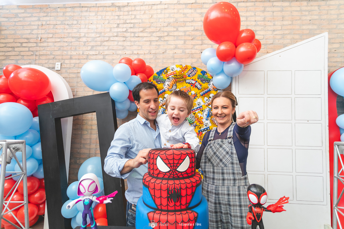 FESTA INFANTIL HOMEM ARANHA