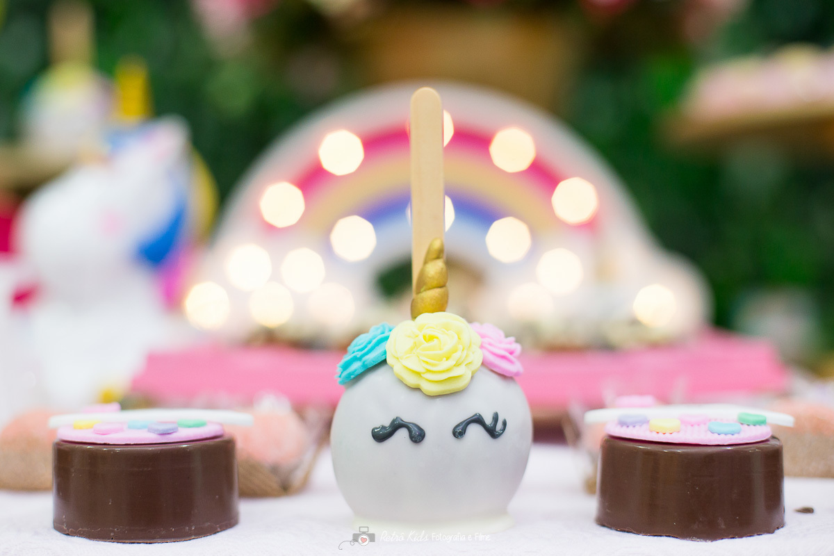 decoração unicórnio no buffet spasso magic em são paulo