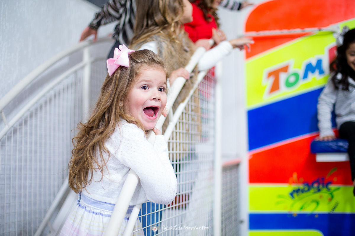 fotografia infantil no aniversário do buffet spasso magic