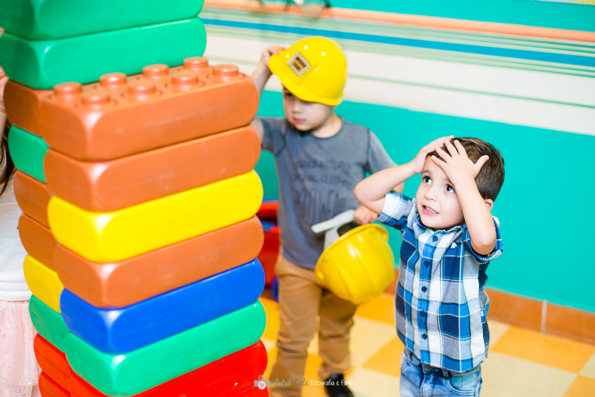 crianças brincando dentro do buffet no Tatuapé SP