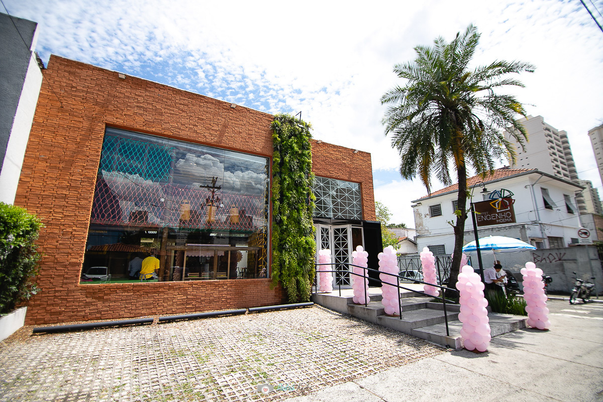 fachada do Buffet Engenho Moema em SP, por retrô kids fotografia
