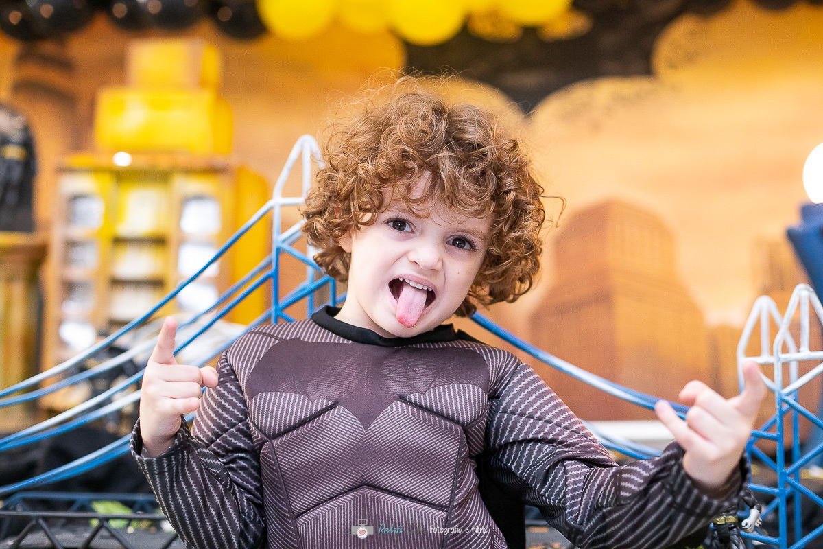 Festa infantil com o tema Batman do Pedro Henrique de 5 anos na zona norte