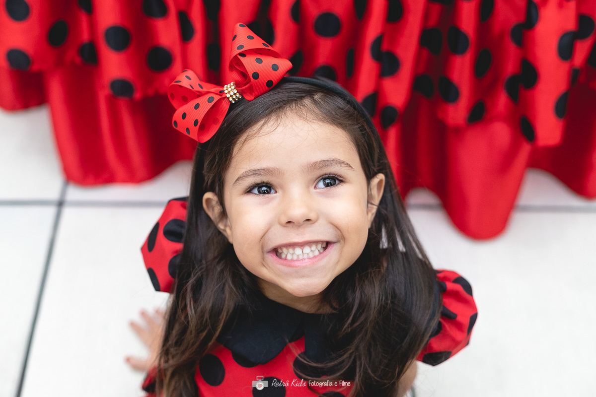 retrato do aniversário infantil da ana clara para comemorar seus 5 anos de idade na mooca