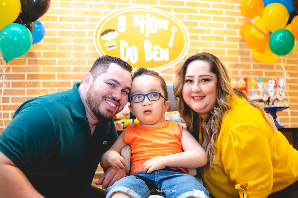 FESTA INFANTIL DO BEN COM O TEMA SHOW DA LUNA POR RETRO KIDS FOTOGRAFIA