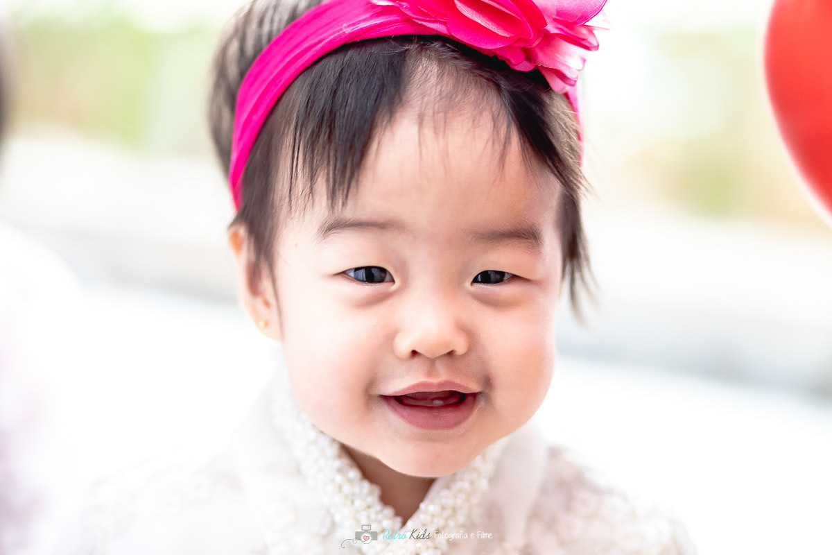 FOTOGRAFIA DA FESTA INFANTIL DE 1 ANINHO DAS GEMEAS COREANA