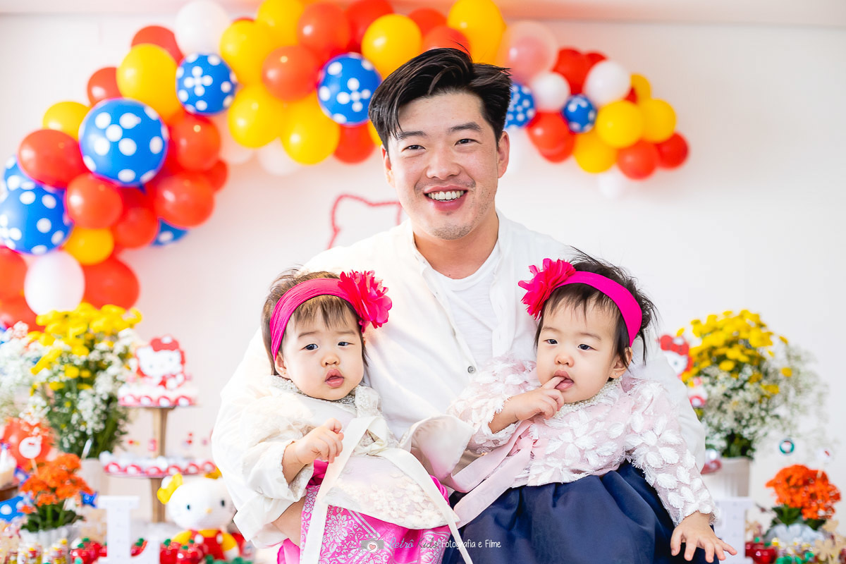 PAPAI NA FESTA DA HELLO KITTY