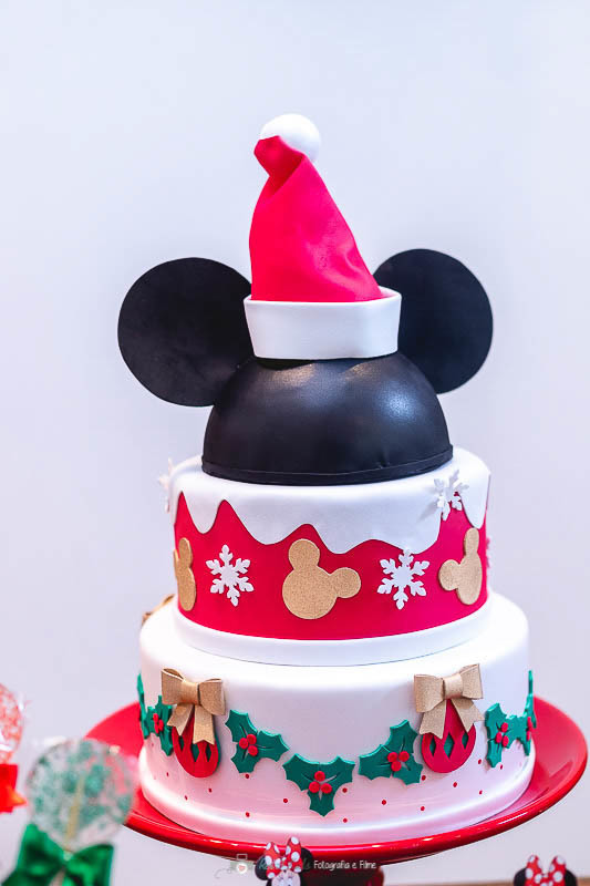 BOLO PERSONALIZADO MINNIE NATALINA