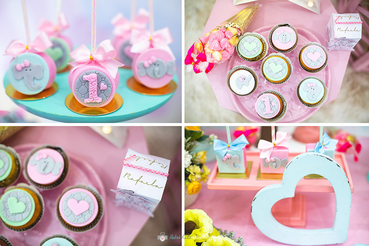 MESA PERSONALIZADA ELEFANTINHO NO BUFFET ARRELIA ROCK