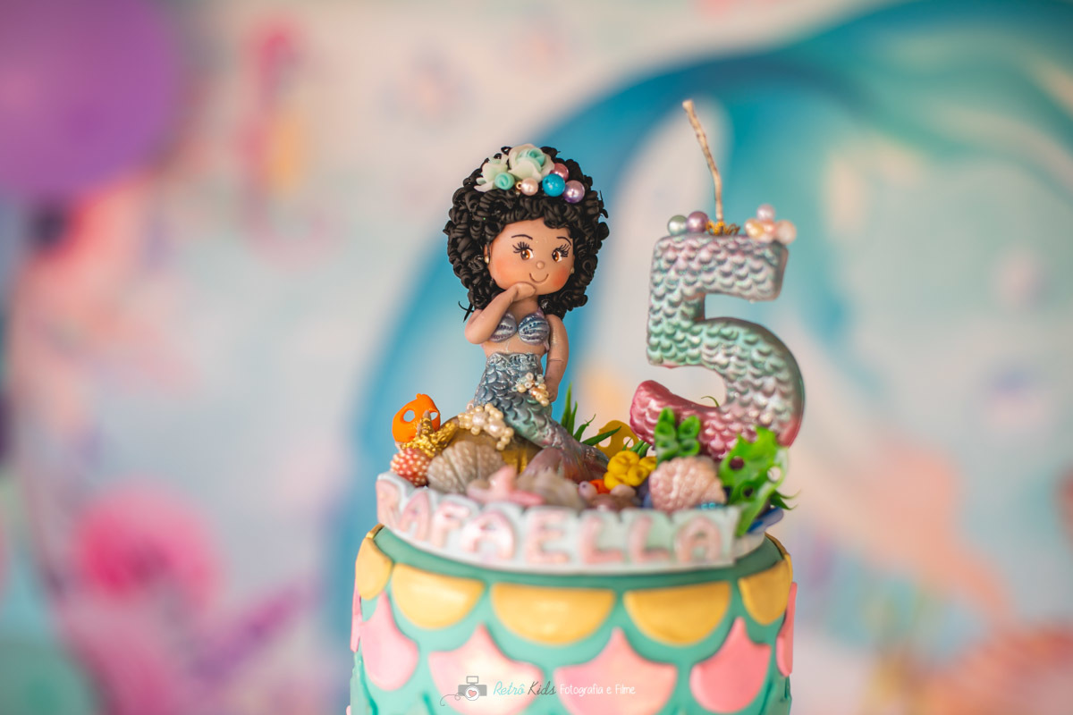 BOLO DA PEQUENA SEREIA