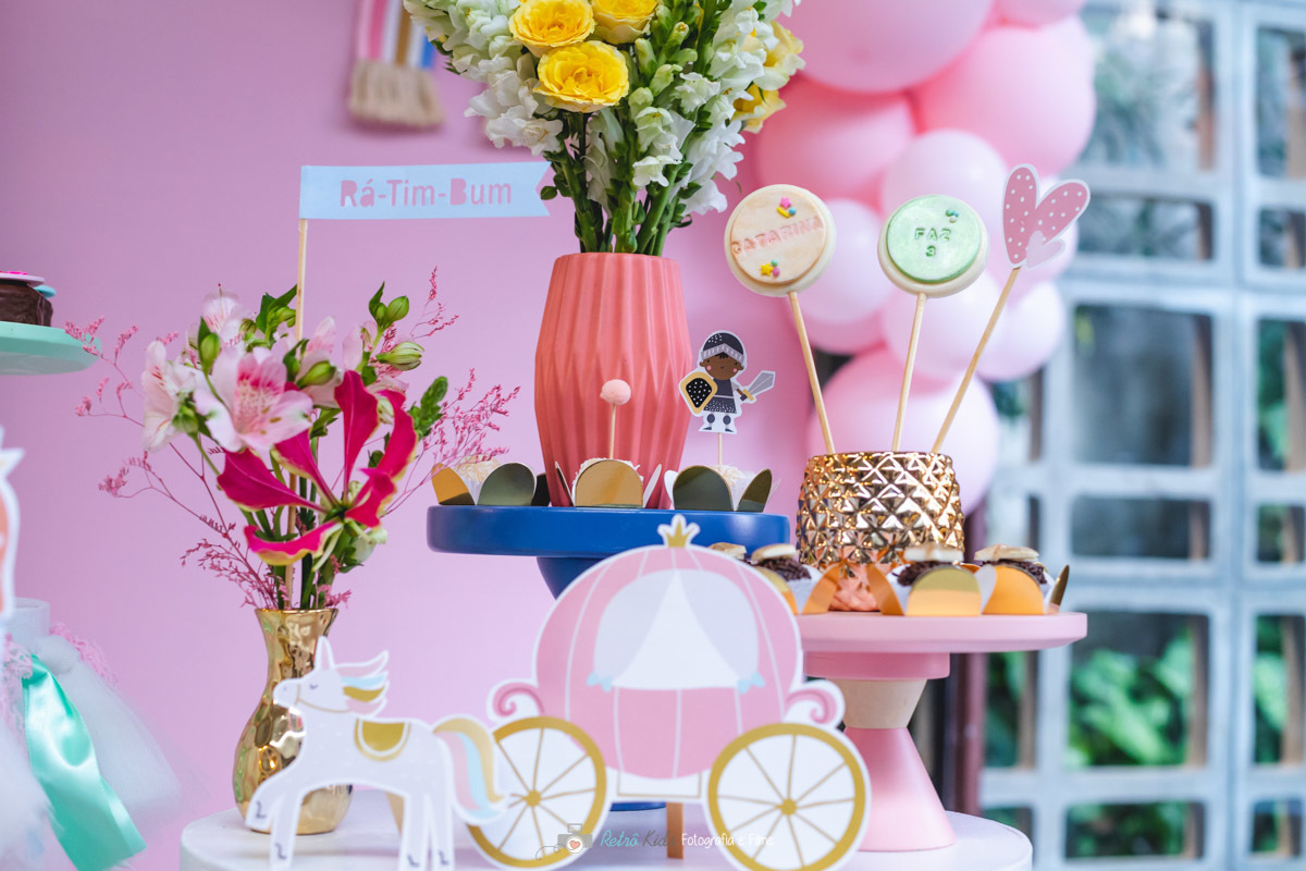 FESTA INFANTIL MAMUSCA POR RETRÔ KIDS FOTOGRAFIA TEMA PRINCESA