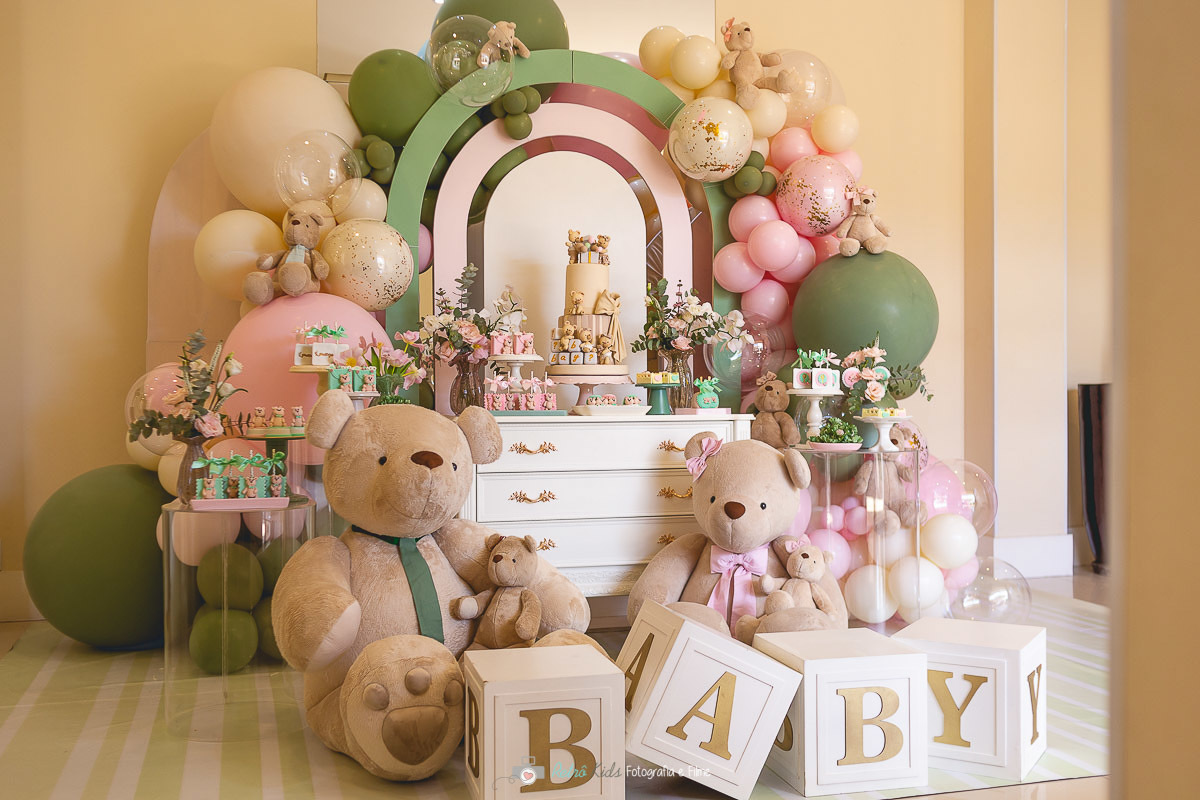 DECORAÇÃO PARA CHÁ REVELAÇÃO
