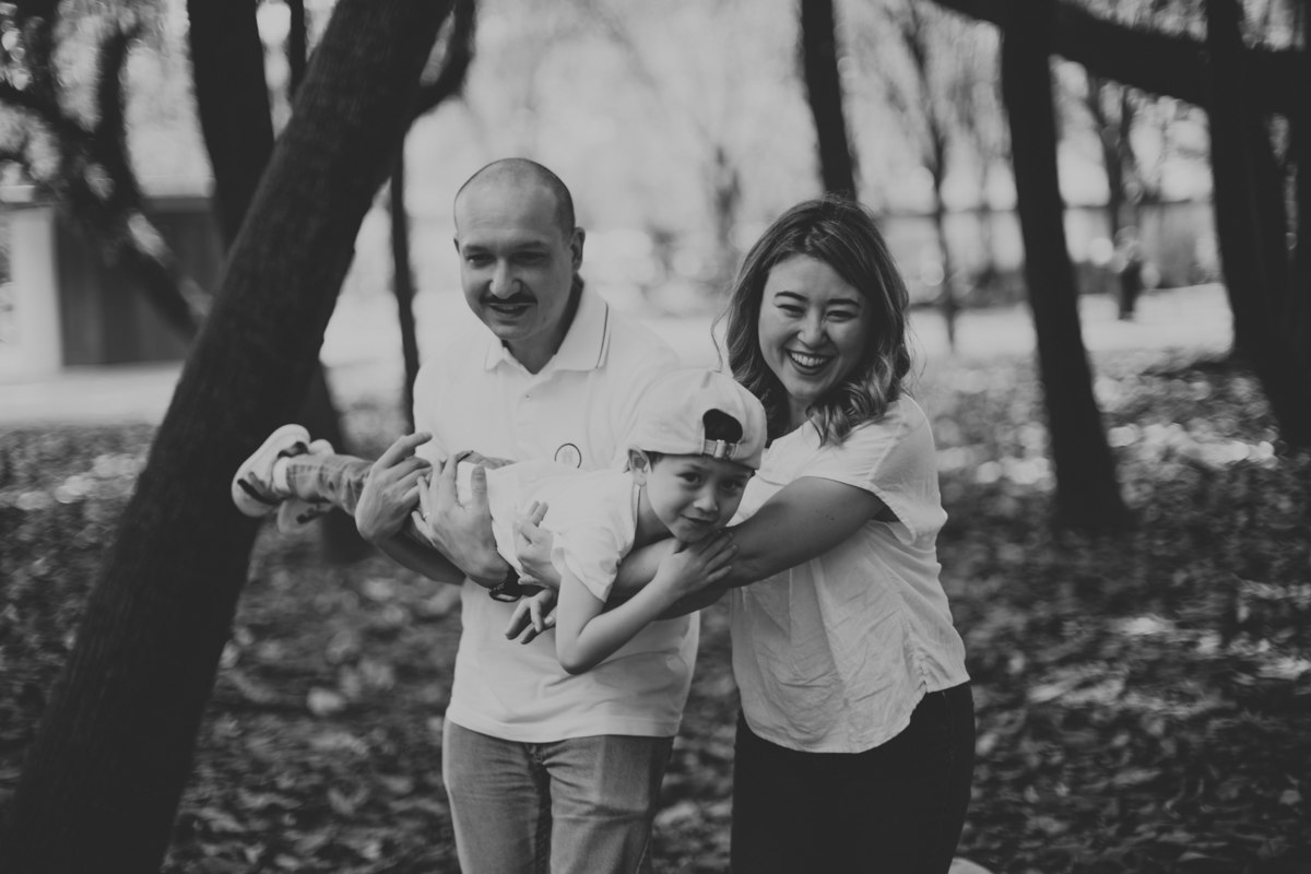 Parque do Ibirapuera - São Paulo - SP ensaio família Leonardo Camila Kobata