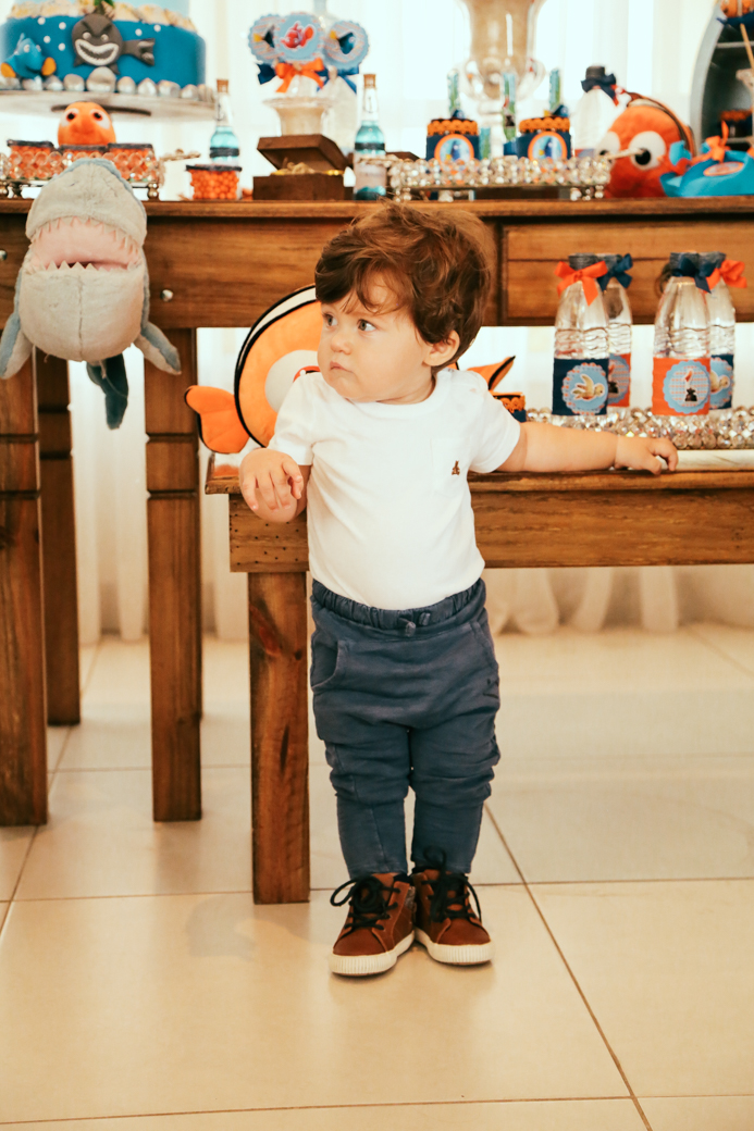 Aniversário 1 ano Felipinho decoração procurando nemo mãe Fernanda Avena Vetroni Camila Kobata fotografia infantil kids