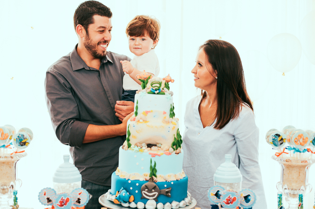Aniversário 1 ano Felipinho decoração procurando nemo mãe Fernanda Avena Vetroni Camila Kobata fotografia infantil kids