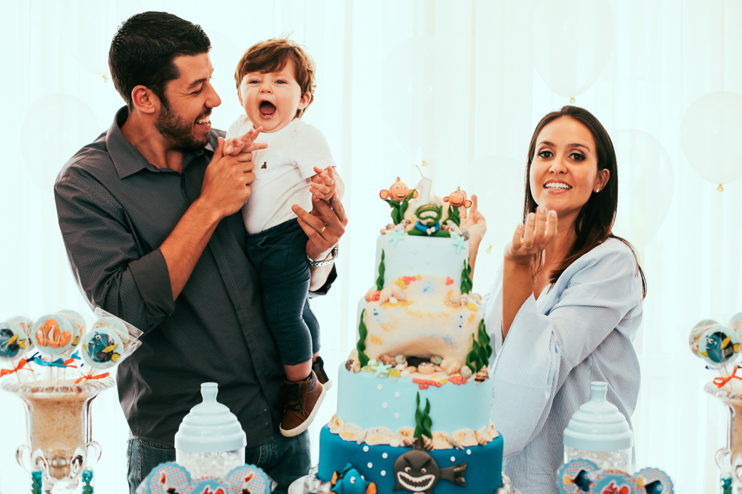 Aniversário 1 ano Felipinho decoração procurando nemo mãe Fernanda Avena Vetroni Camila Kobata fotografia infantil kids