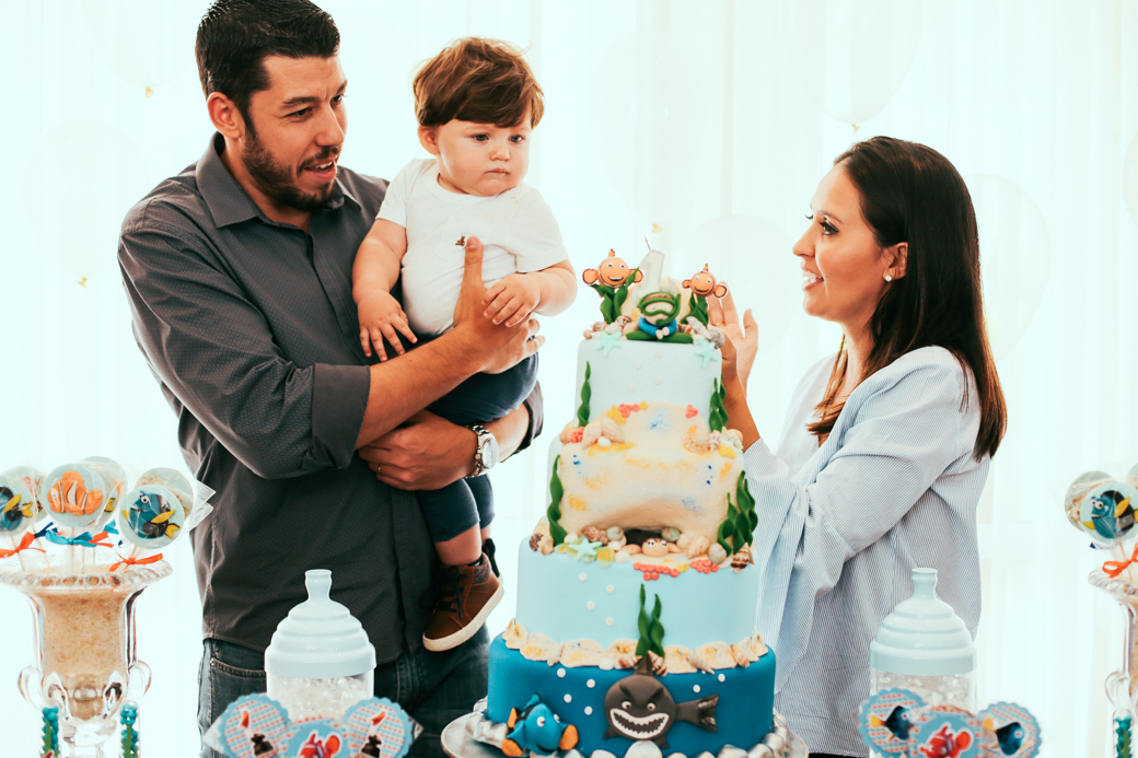 Aniversário 1 ano Felipinho decoração procurando nemo mãe Fernanda Avena Vetroni Camila Kobata fotografia infantil kids