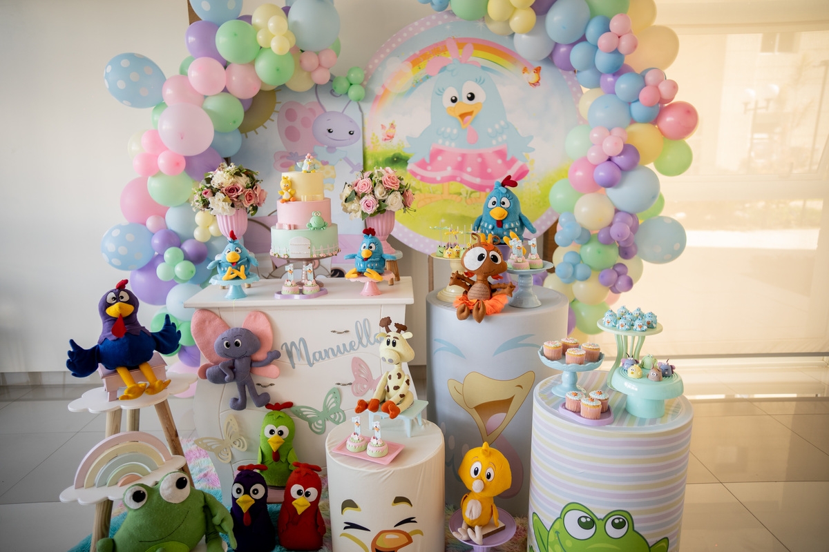 Batizado e aniversário Manuella