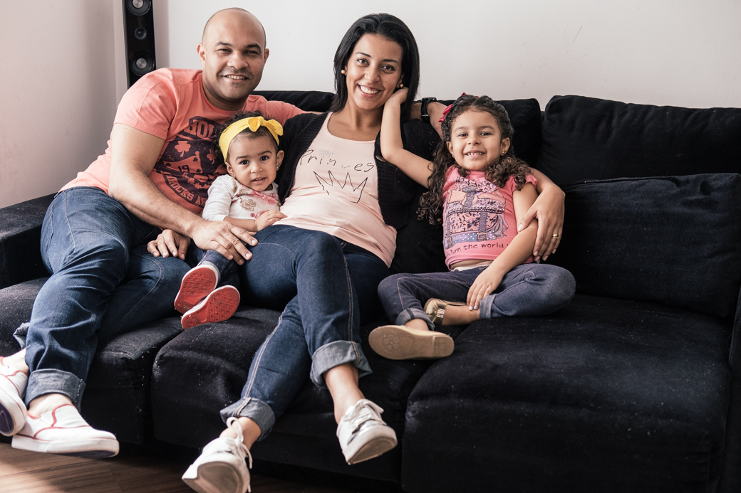 ensaio cotidiano familia mara vinicius sofia olivia comunidade da Graça