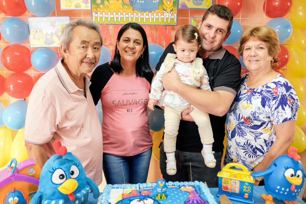 Aniversário 1 ano Mariana galinha pintadinha