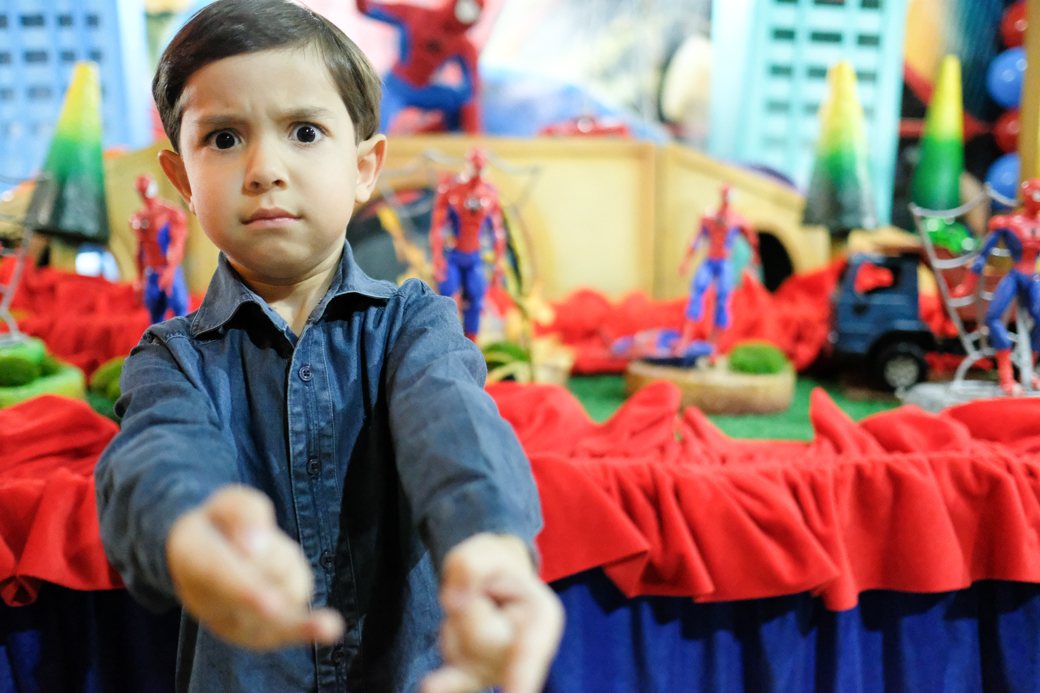 aniversario infantil fotografia camilakobata Planeta Kids Miguel 4 anos homem aranha