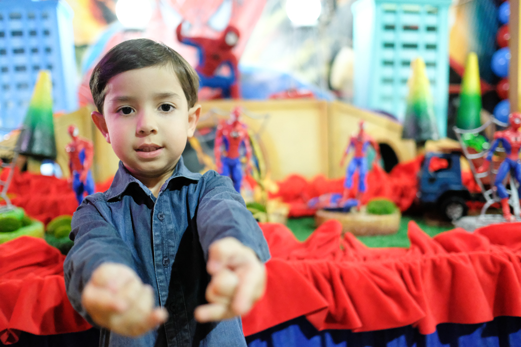 aniversario infantil fotografia camilakobata Planeta Kids Miguel 4 anos homem aranha