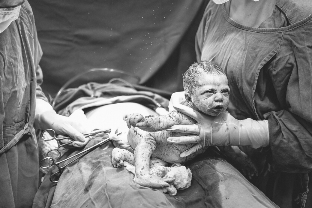 fotografia de parto Laura Hospital Vitoria