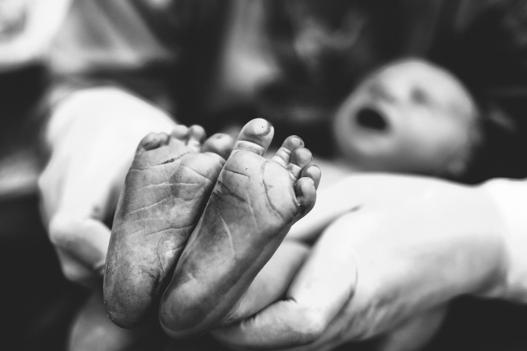 fotografia de parto Laura Hospital Vitoria