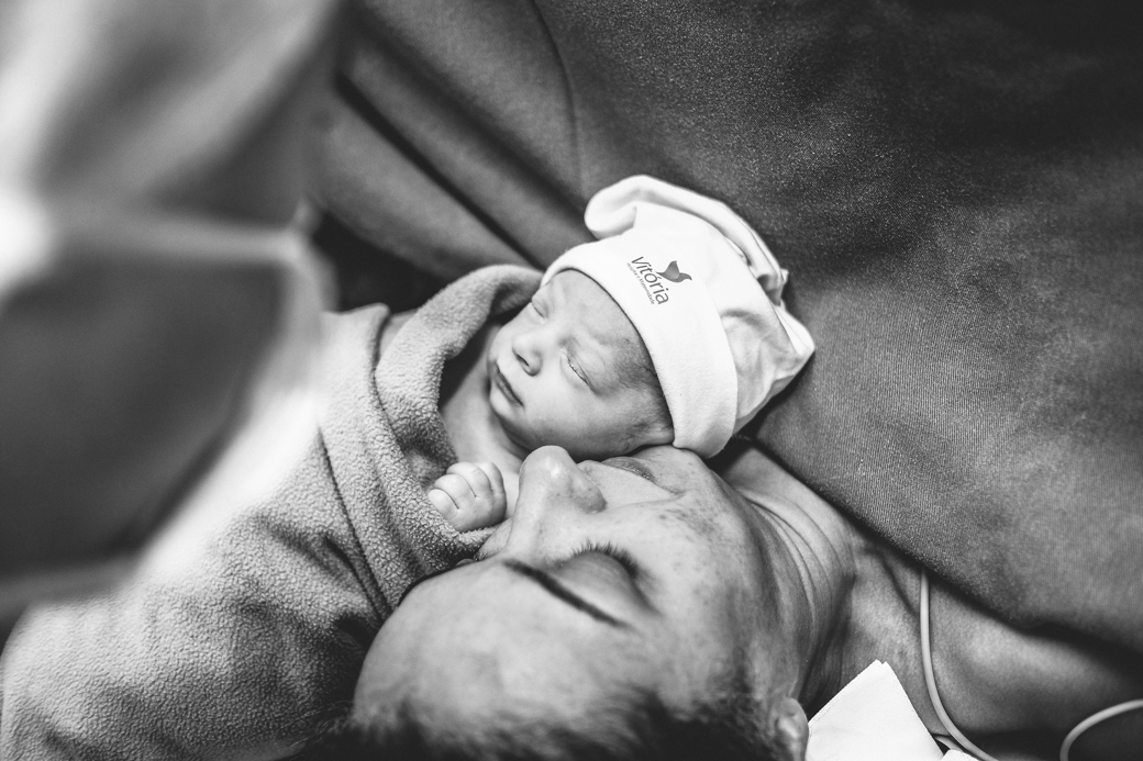 fotografia de parto Laura Hospital Vitoria