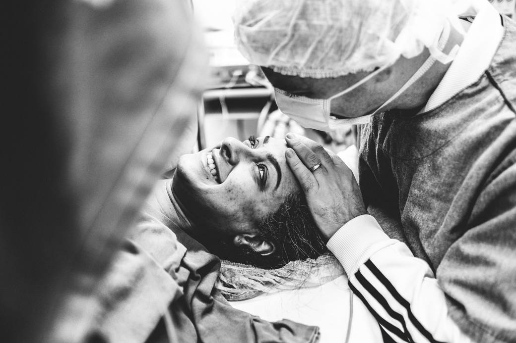 fotografia de parto Laura Hospital Vitoria