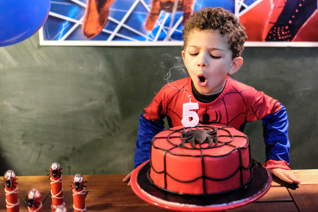 aniversario infantil fotografia Emerson Homem Aranha