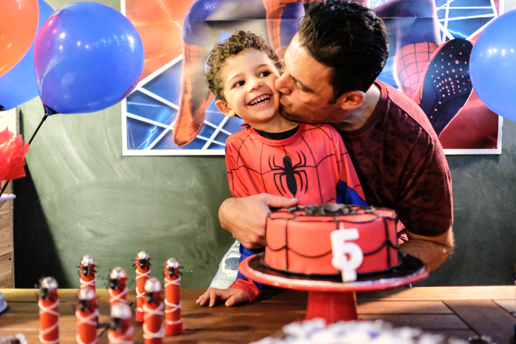 aniversario infantil fotografia Emerson Homem Aranha