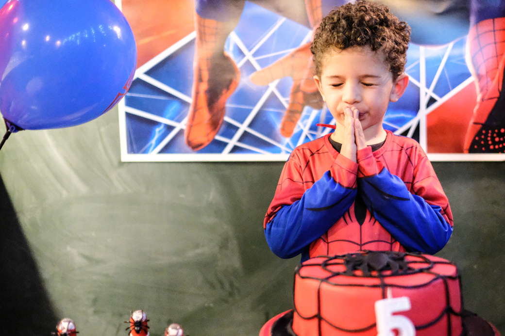 aniversario infantil fotografia Emerson Homem Aranha