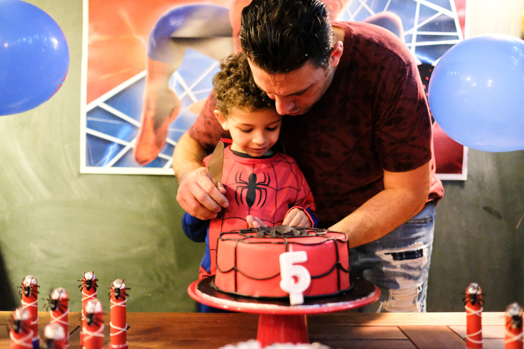 aniversario infantil fotografia Emerson Homem Aranha