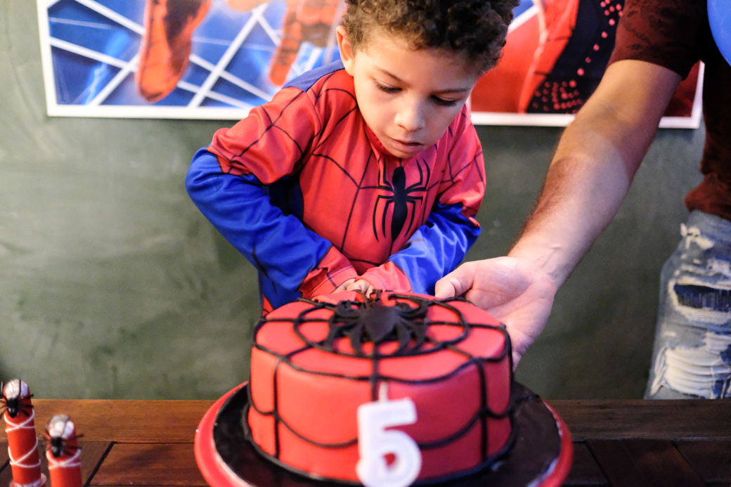 aniversario infantil fotografia Emerson Homem Aranha